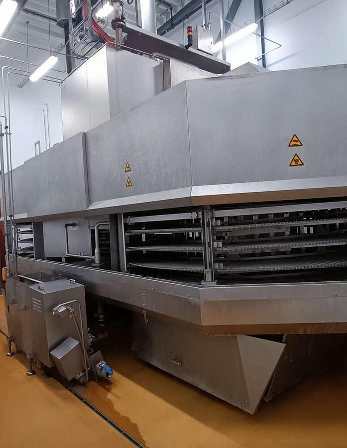 Used Marel spiral oven