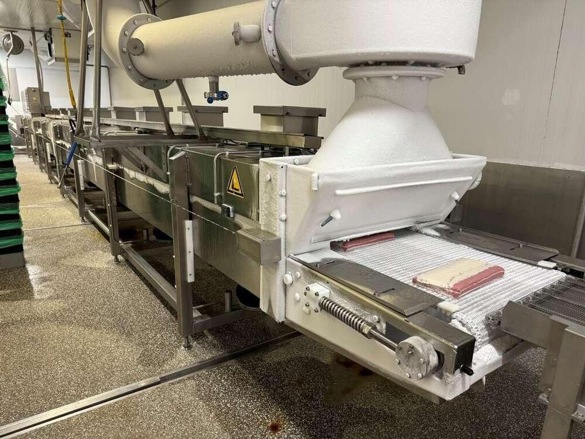 Used CES nitrogen freezing tunnel