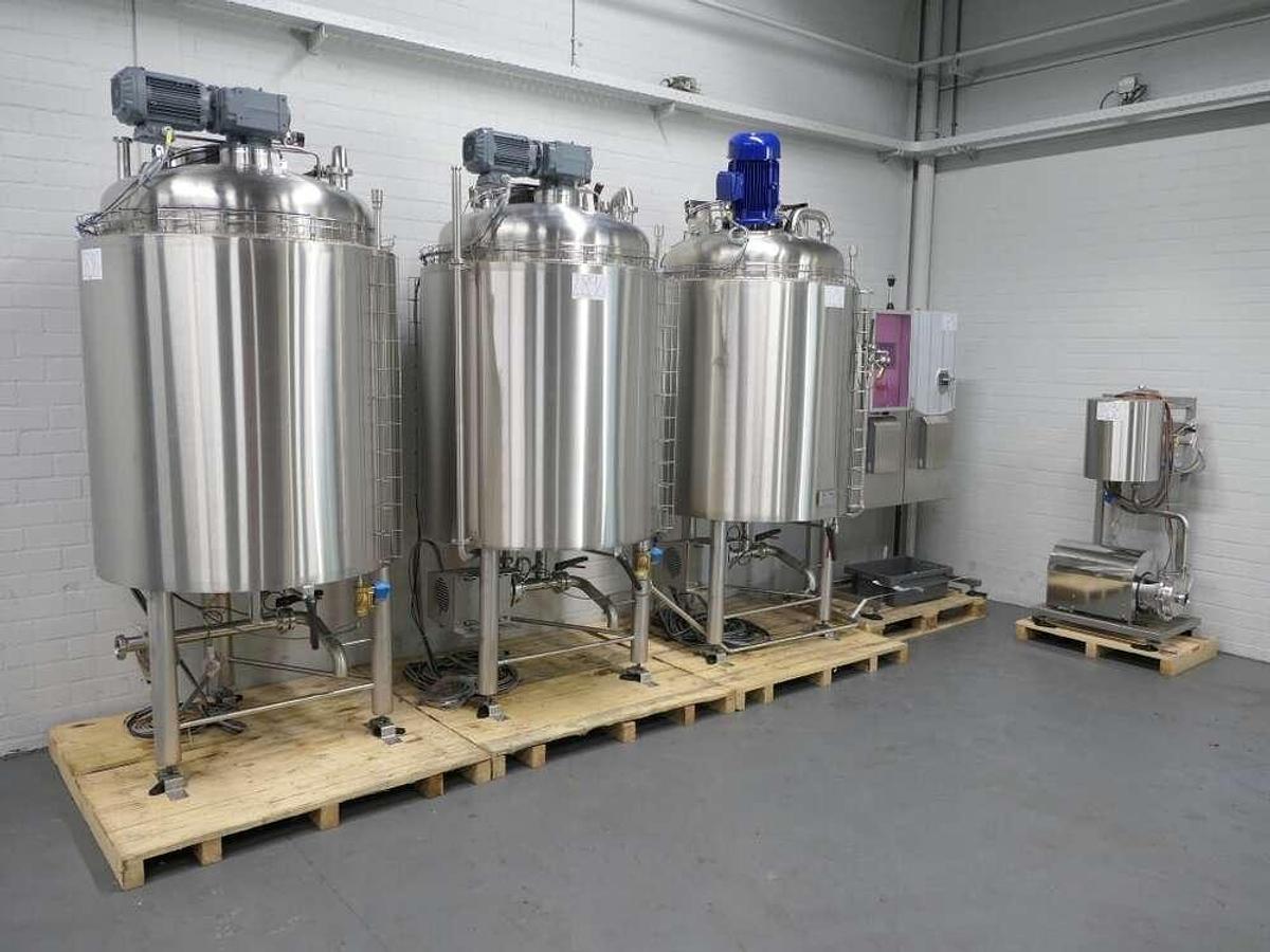 Used Packo batter mixing installation