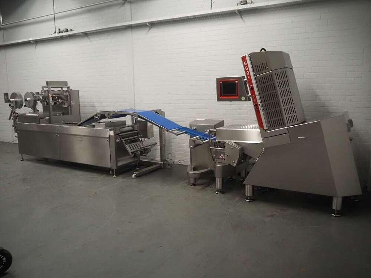 Used Treif / Variovac slicing and packaging line
