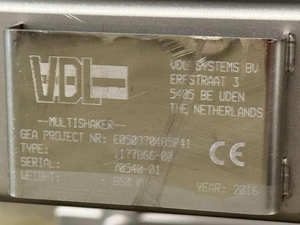 Gebruikt GEA vibrating gutter