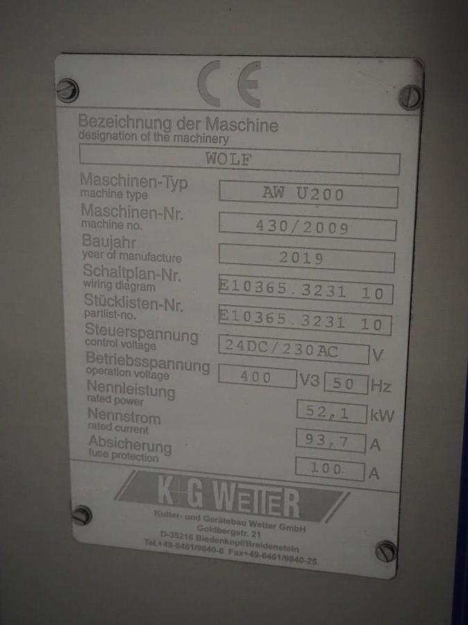 Gebruikt K+G Wetter automatic grinder