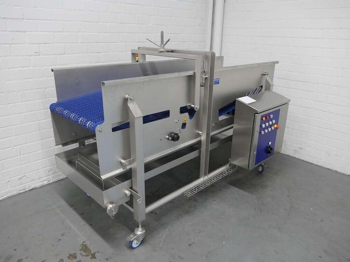 Used GEA flip-over drip-off conveyor