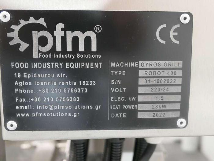 PFM döner/gyros grill robot