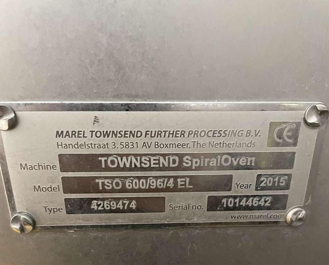 Used Marel spiral oven