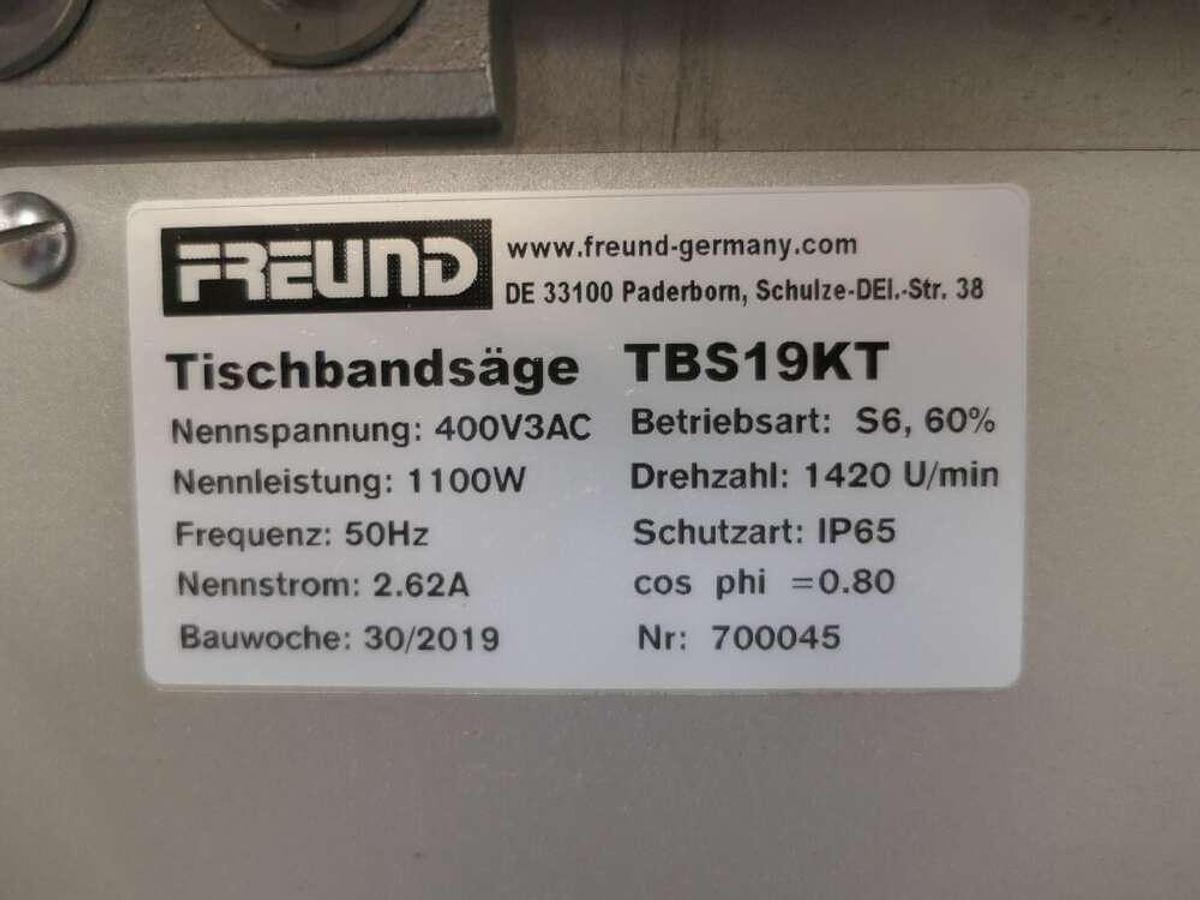 Used Freund / Ifooma bandsaw