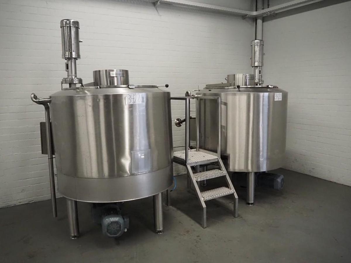 Gebruikt Terlet stirring- and cooking kettles