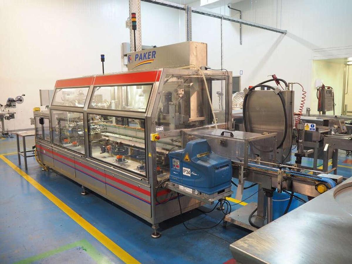 Used Paker sleeve machine