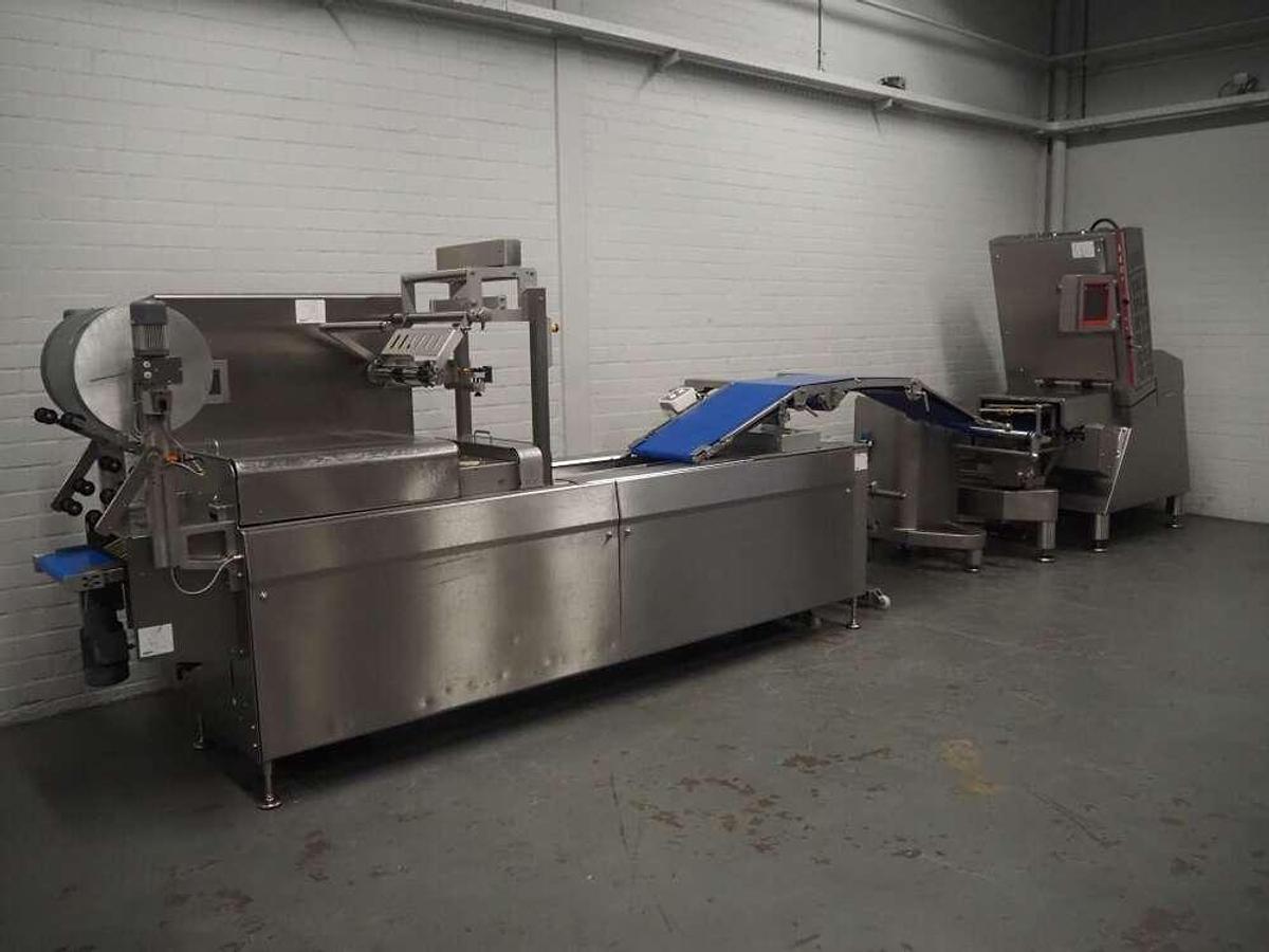 Used Treif / Variovac slicing and packaging line