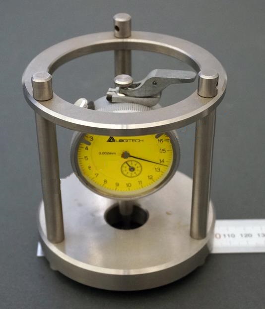 Used Logitech 1SDG1 flat polishing fixture with dial gauge 100mm