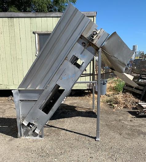 Used 6' Wide x 8' High Stainless Steel Flited Elevator