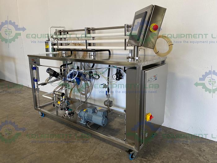 Used Armfield FT94LT HTST/UHT Mini Pilot System Pasteurization Skid w/ Flowmeter