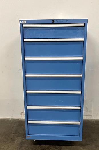 Used Lista 1 Row 7 Drawer Storage Cabinet Various Drawer Sizes