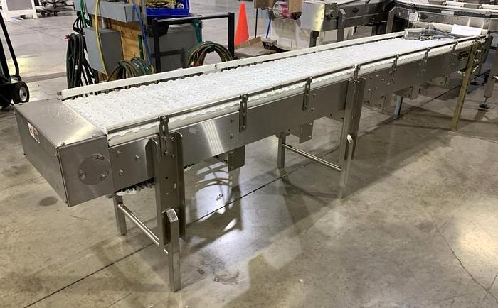 Used Conveyor, Belt, 18" x 135", S/st, Garvey, Mdl 9700 #S744109