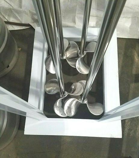 Used Lightning Stainless Steel Drum Mixing Blending Machine Mix Mixer with extra Blades