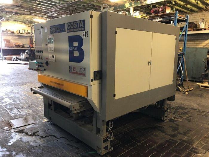 Used Costa Levigatrici BL 1350 Denibbing Sander 3 Head 480V Year 2003