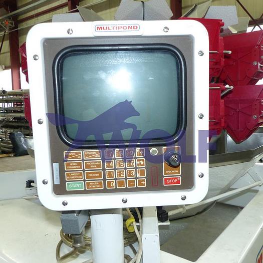 Used used Multihead weigher with 10 weighing heads MULTIPOND