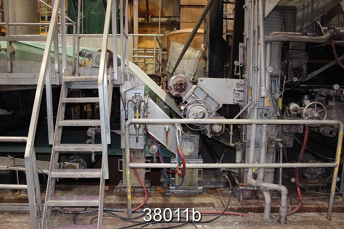 Used Holder Tissue Machine 115" Web, 112" Trim, 3550 FPM, 80 TPD #38011