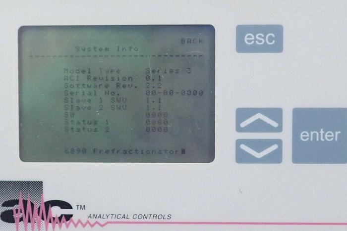 Used AC Analytical Controls Type Interface Series 3 Unit, 110-230 V, 50-60 Hz