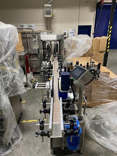 Used Filling Line, Bottles, Filler, ROPP Capper, Labeler #A743527