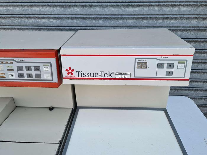 Used Tissue-Tek TEC 4715 Embedding centre with Cryo console Coldplate