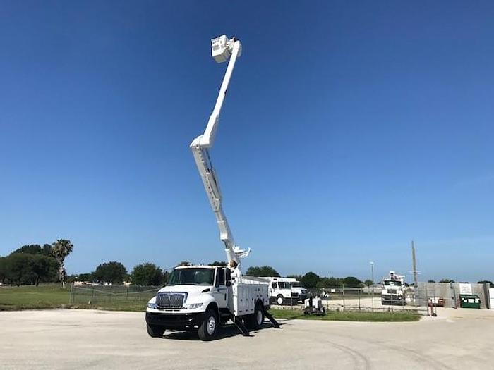 Used 2012 International 4300 Altec AM-55 60ft Over-Center Bucket Truck - C83519