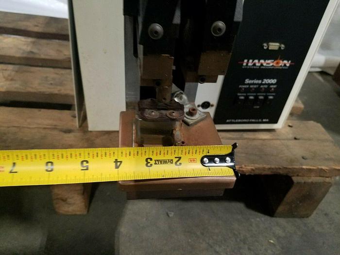 Used Hanson Weld Sequencer Series 2000 RESISTANCE WELDING & SOLDERING MACHINE NOT WORKING PARTS ONLY