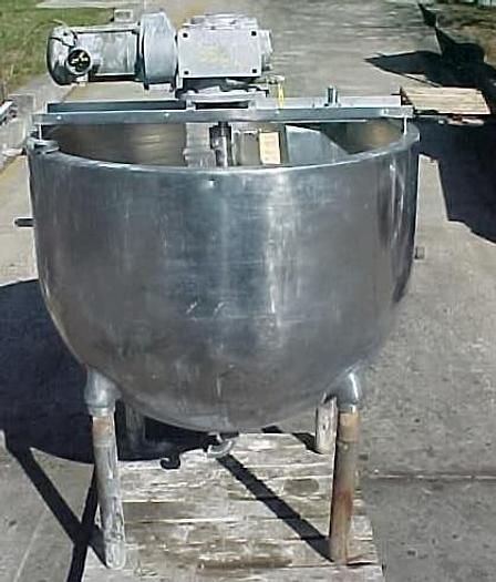 Used 300 GALLON GROEN KETTLE SINGLE MOTION – S/S – JACKETED