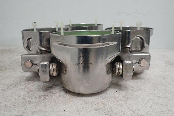 Used Beckman GH 3.7 7-99 3750 RPM Centrifuge Rotor with (4) Swing Buckets