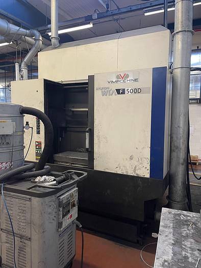 Ottime Centro di Lavoro Verticale con Rotopallet HYUNDAI WIA F500D