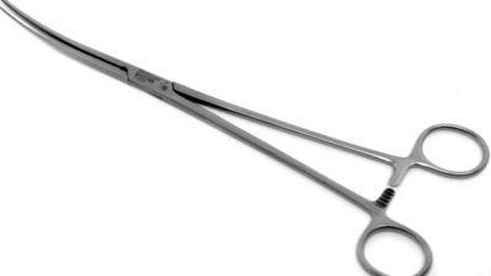 Used Forceps Artery Crafoord Curved 245mm AESCULAP BH225R