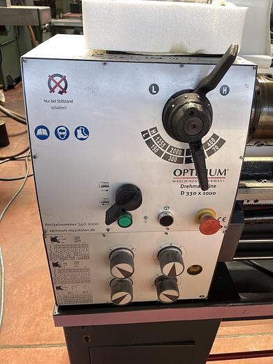 As new Tornio Parallelo OPTIMUM D330 X 1000