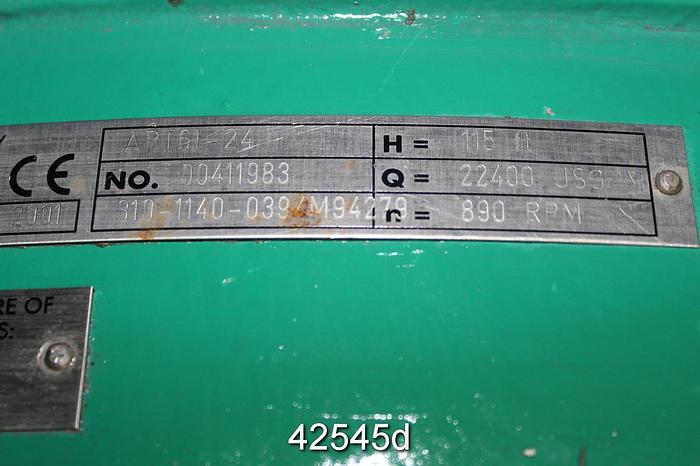 Used Sulzer APT 61-24 24x24x28 Pump #42545