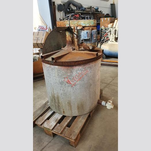 Used Mixer with round concrete tank