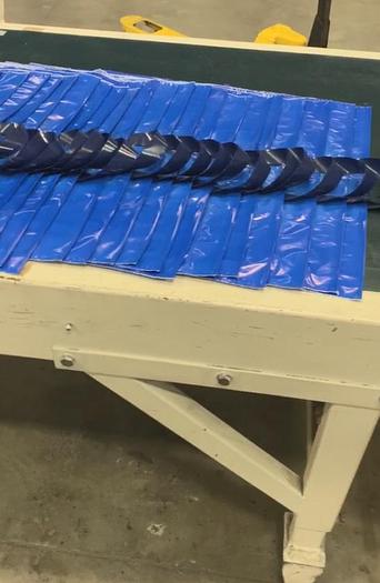 Used W&H POLYREX SF 3708 - Welding film bag machine (LOOP HANDLES - STT – Punch)