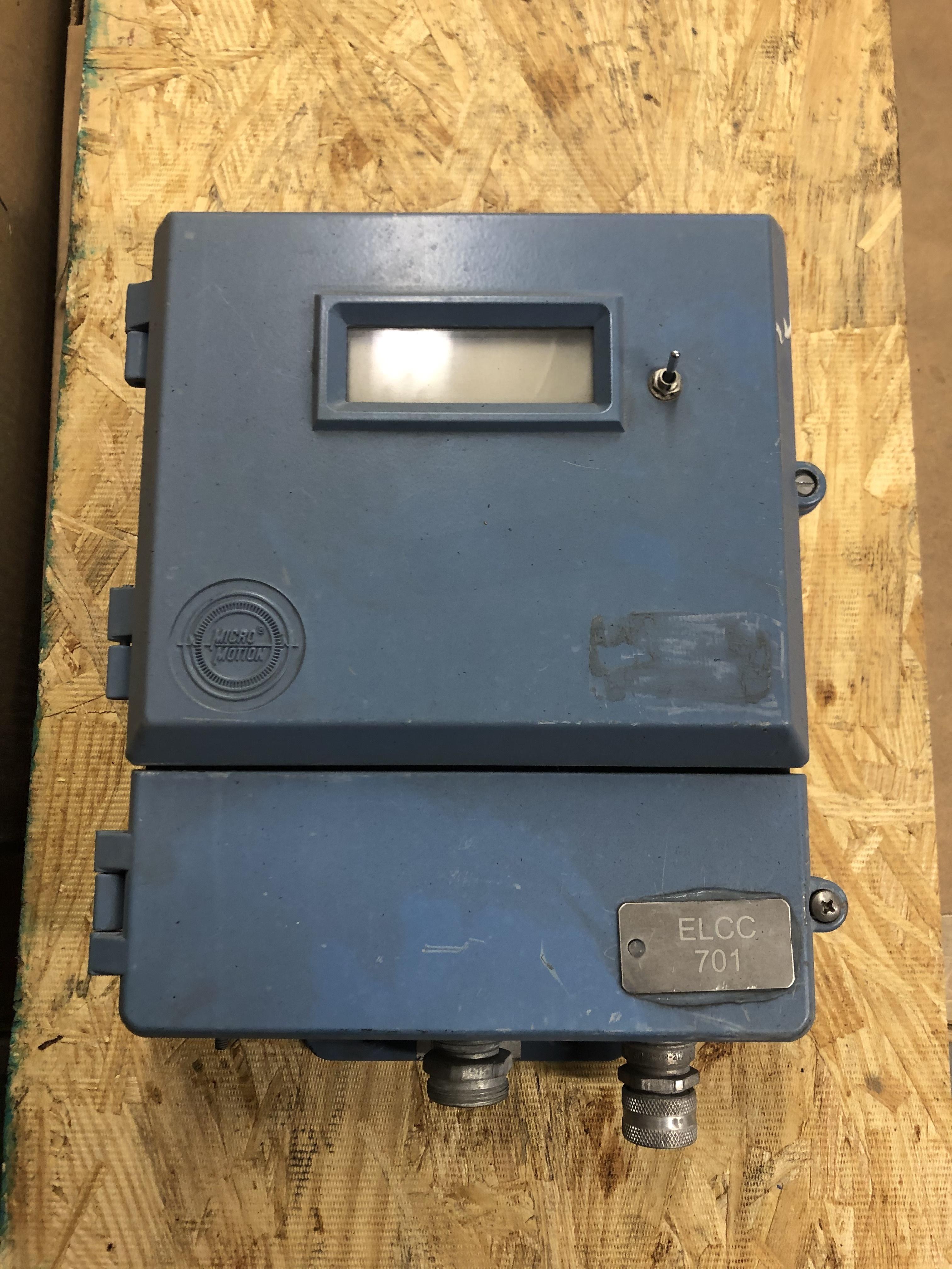 Used MICRO MOTION RFT9712 FLOW METER