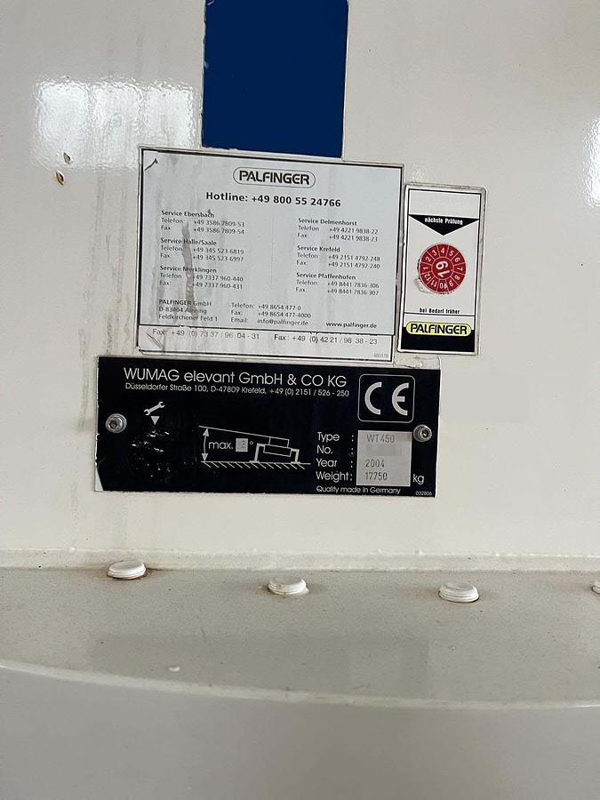 Usado 2004 WUMAG WT 450