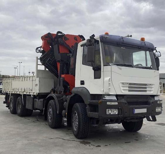 Usado PALFINGER PK 100002F + JIB SOBRE CAMIÓN IVECO