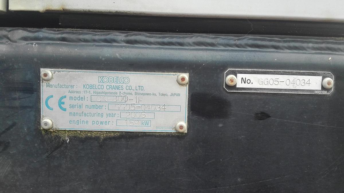 Usado 2006 KOBELCO CKE 800