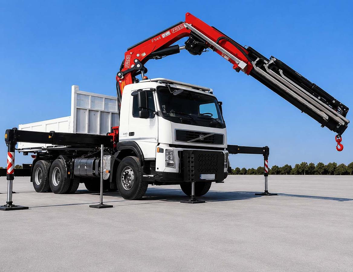 Usado 2023 FASSI F545RA.2.26 XE DYNAMIC + JIB SOBRE CABEZA TRACTORA VOLVO