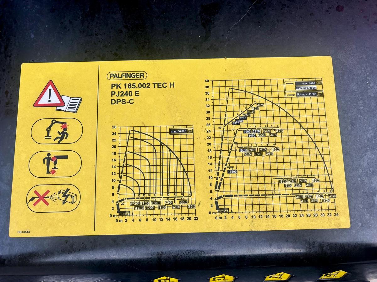 Usado 2025 PALFINGER PK 165.002 TEC H + JIB