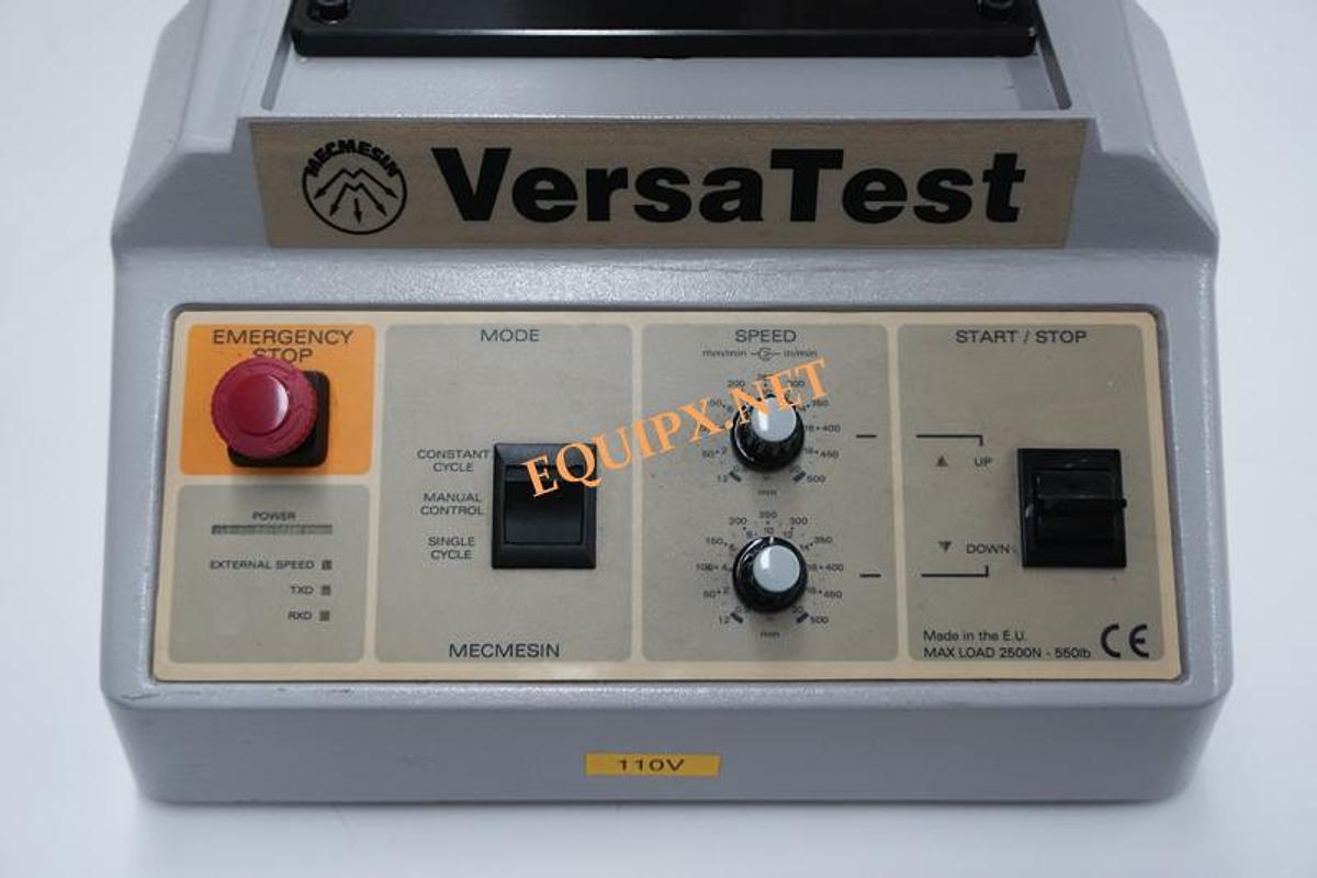 Used Mecmesin Versatest 550lbf (2.5KN) Test Stand and Force Gauge