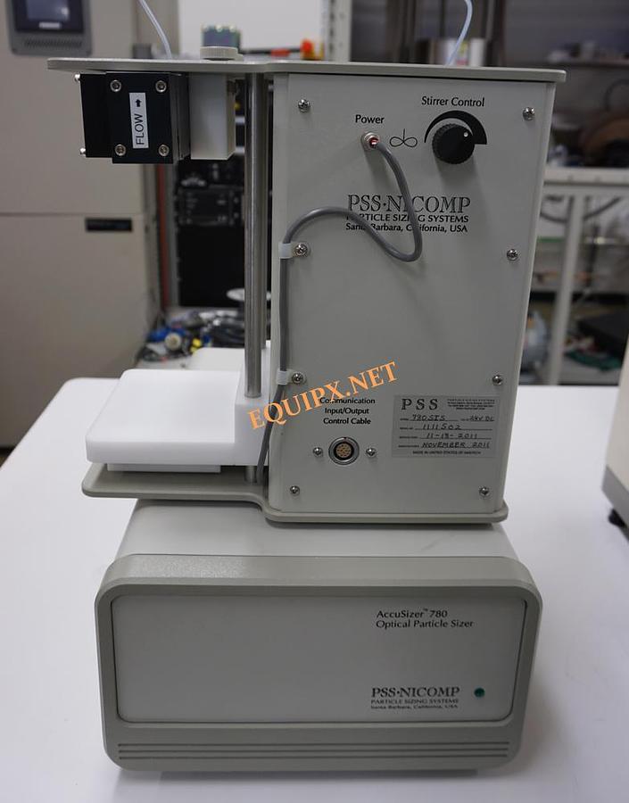 Used PSS Particle sizing systems 780C, SIS, LE-400 detector 0.5-400 microns