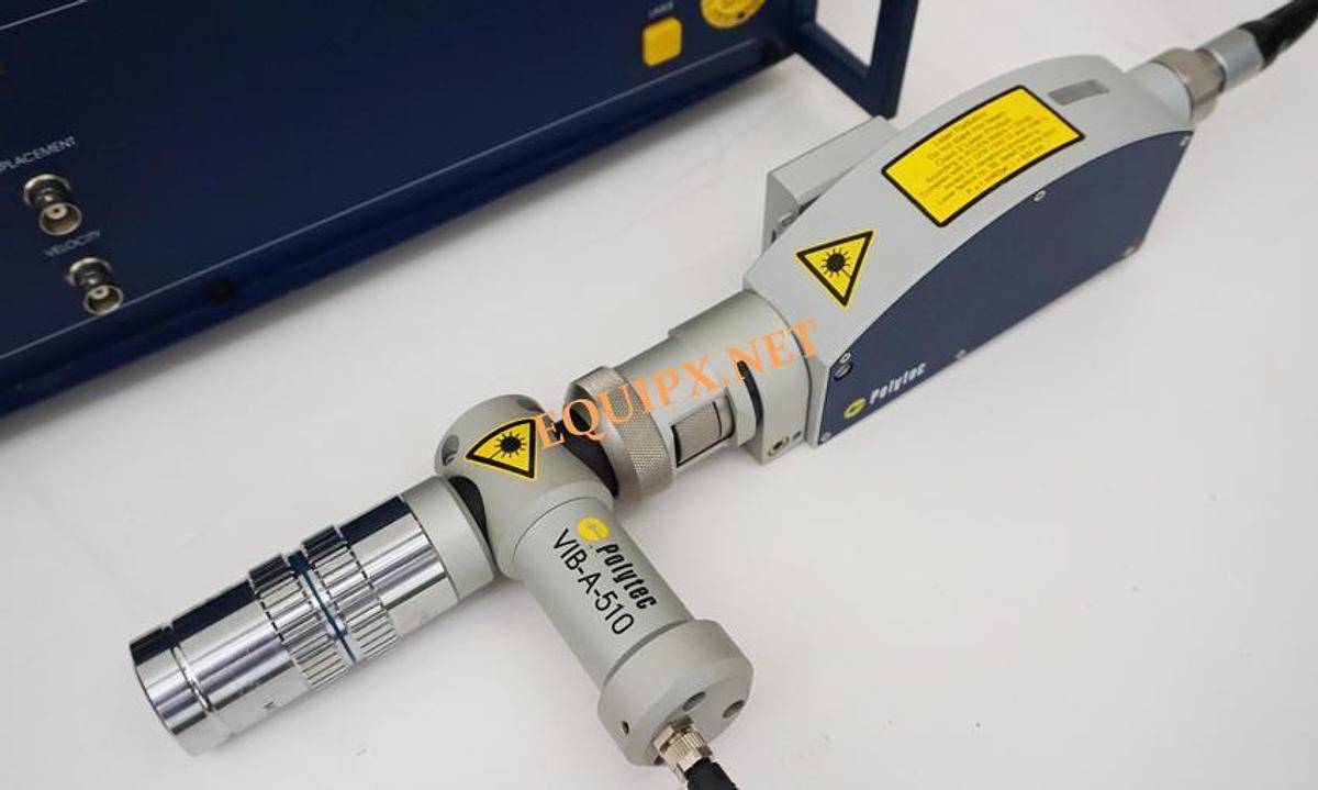 Used Polytec CLV-2534 laser vibrometer with VIB-A-510 sensor head (2012) with Panel 2.4 software