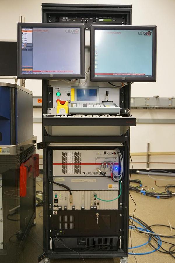 Used AixDBLI dual beam laser interferometer with Suss PA200DS Blueray dual sided prober for 150/200mm wafers