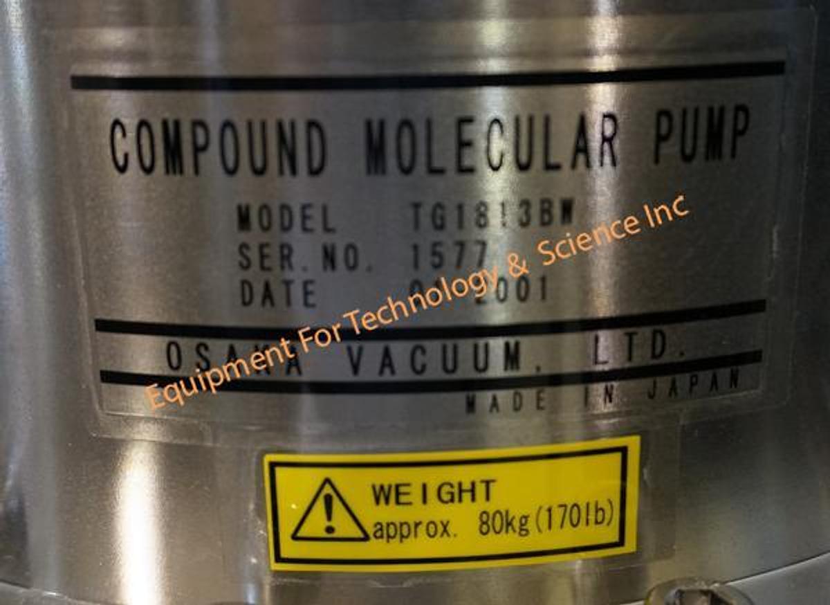 Used Osaka TG1813BW compound Molecular Pump