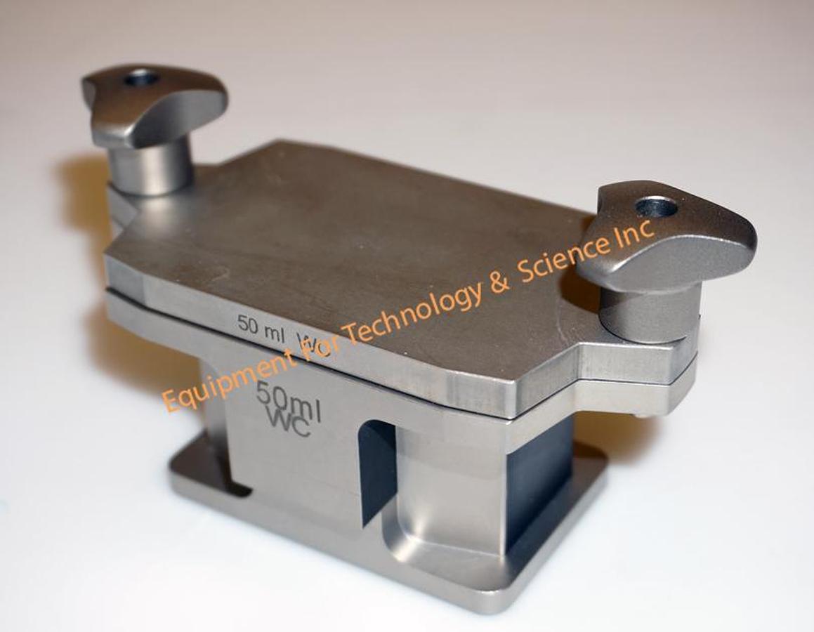 Used New Retsch 50ml tungsten carbide grinding jar for Emax high energy ball mill, mfr.no.014620317 (2014)