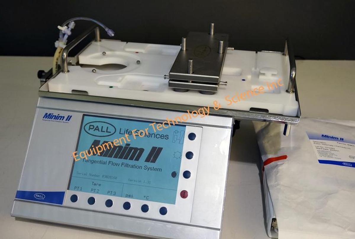Used PALL Minim II tangential flow filtration system with cassette holder