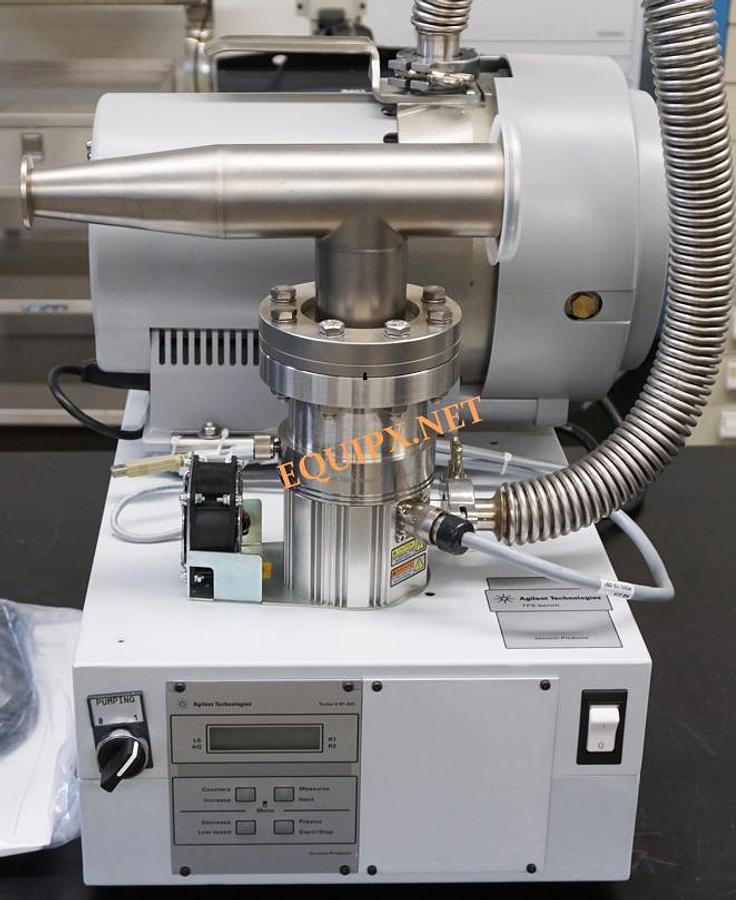 Used Agilent TPS (Turbo pumping system) with SH-100 dry scroll pump (3.3CFM) and TV81M turbo pump- NEW UNUSED