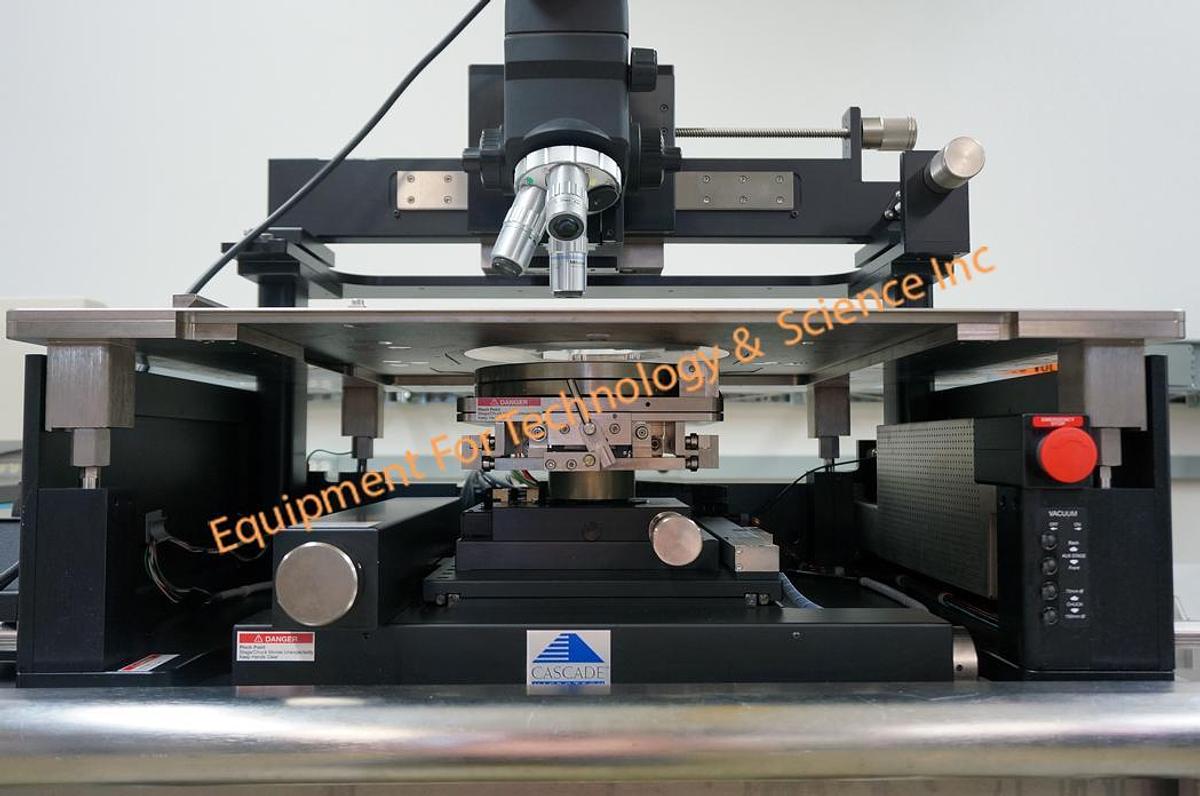 Used Cascade Microtech 12000 probe station with 200mm vacuum chuck